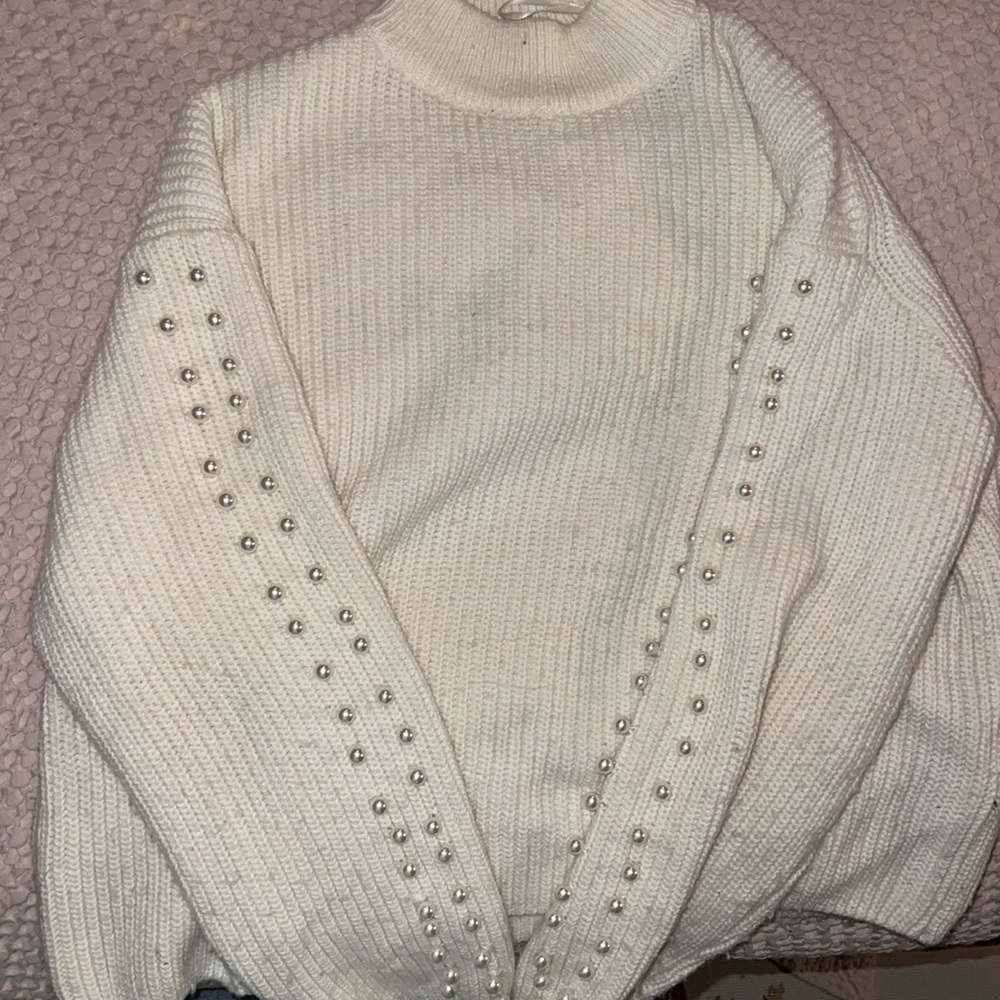 H&M beaded sweater